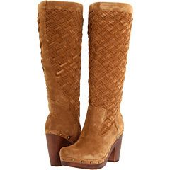 UGG Arroyo Wave Clog Tall womens boots NEW IN BOX dark chestnut size 9 