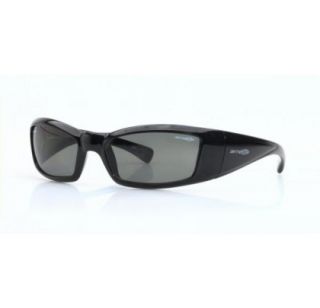 Arnette Rage Italian Sunglasses 4025 41 81 Glossy Black with Grey 
