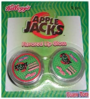 Kellogs Apple Jacks Lip Gloss 2ct Wholesale Lot of 72