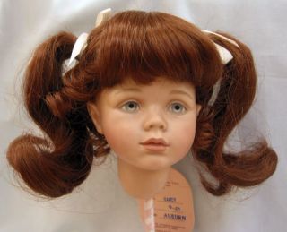 Janey Doll Wig Auburn Size 9 10 New Ponytails Bangs for Girl or Lady 
