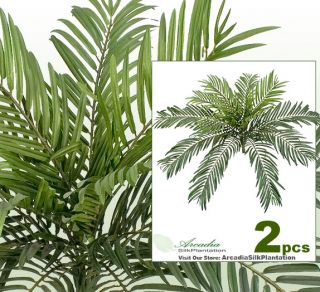   will receive in this bid TWO 36 Cycas Palm Artificial Silk Plants