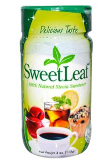 SweetLeaf 100% Natural Stevia Sweetener * Wisdom Natural 4 oz * Fast 