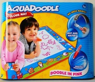 WOW Aquadoodle Mat Aqua Doodle Pink Mess Free Drawing Board Sketcher 