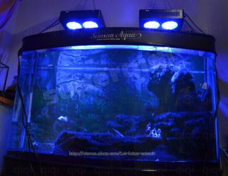   144W LED Aquarium Tank Light Marine Coral Reef Fish Grow Light