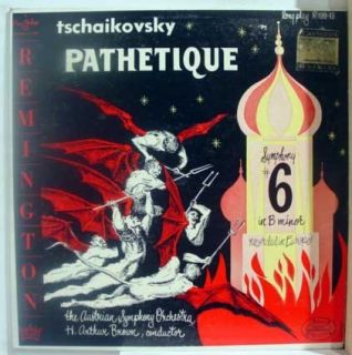 Arthur Brown Tchaikovsky Pathetique LP VG R 199 13 Vinyl 1951 Record 