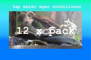Aquarium Pond Tap Water Ager Conditioner Concentrated Formula Fish 
