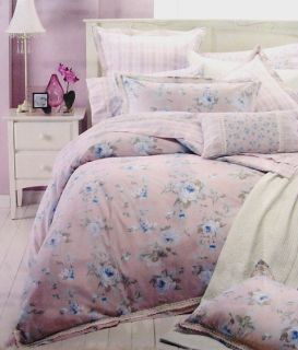 Ashleigh Pink King Quilt DOONA Cover Set 225TC New