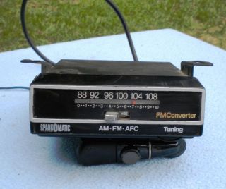 VINTAGE SPARKOMATIC FM CONVERTER WORKS MADE IN KOREA MODEL FM10