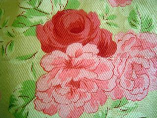 LAURA ASHLEY Valance 16x84 Bramble Country French Red Rose Crisp 