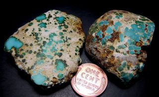 247 Carat Lot of Ajax Mine Nevada Turquoise Rough from Historical 