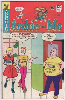 Archie and Me #84 July 1976 Comic Book   Archie