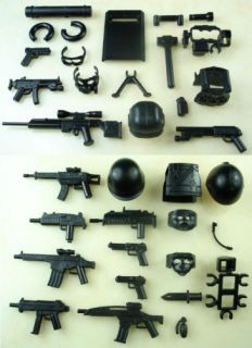   Police Gun Military Army Weapons 31 Parts for Lego Minifigures