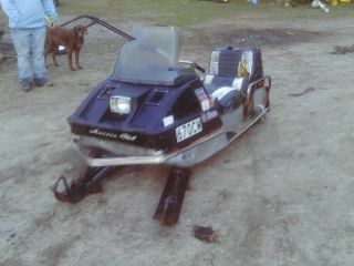 Vintage 1972 Arctic Cat 399 Panther Snowmobile for Parts or Restore 
