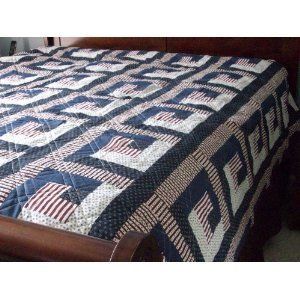 Ashley Cooper Patriotic Country Print Quilt Brand New