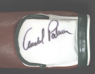Arnold Palmer The Masters Champion Autographed Cigar Tote