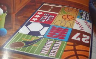 Target Circo Boys New All Sports Room Area Rug Score Touchdown 34 x4 