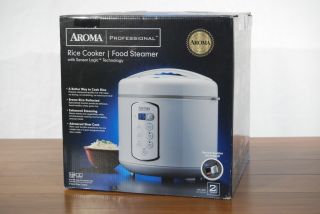 Aroma ARC 2000 20 Cup Rice Cooker Vegetable Food Steamer 3 Quart Slow 