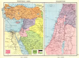 title of map western asia palestine