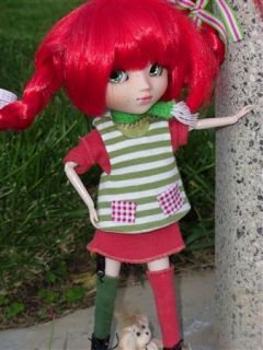 Custom Pullip Doll Pippi Longstocking NIB OOAK One of a Kind Whimsical 