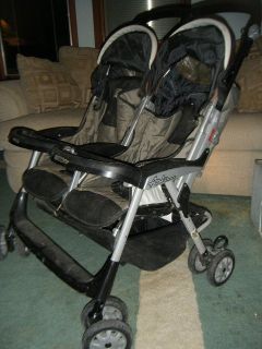 Peg Perego Aria Double Twin Side by Side Stroller Used Cleveland Ohio 