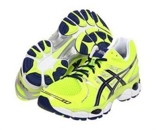 Asics Mens Gel Nimbus 14 Running Shoes Neon Yellow Lightning T241N 
