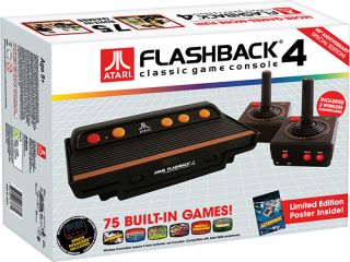 Atari Flashback 4 Classic Game Console   75 Built in Games   NIB