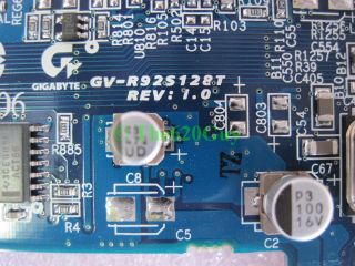 Gigabyte GV R92S128T ATI Radeon 9200 SE 128MB AGP 8x VGA TV Out Video 