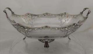 SOLID SILVER BASKET ATKIN BROTHERS 1928 422G