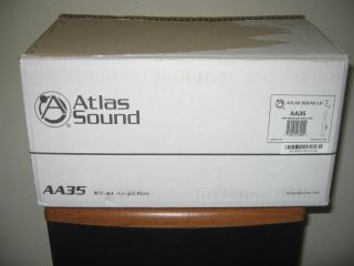 Atlas Sound AA35 35W Three Channel Mixer Amplifier New