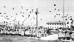   ceremony of WACs , August 10, 1943, at Camp Atterbury, Indiana