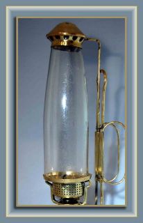 Antique 1872 Brass Atwood Novelty Lantern Mini Oil Lamp