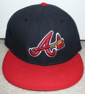 ATLANTA BRAVES NEW ERA FITTED HAT 7 5 8 ALTERNATE OFFICIAL ON FIELD 