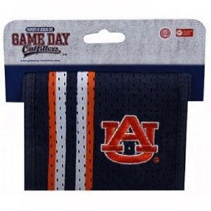 Auburn Tigers Athletic Mesh Jersey Mens Bifold Wallet