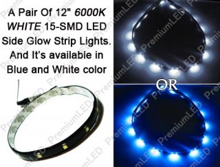  Audi R8 A5 Style 15 SMD LED 12 DRL Driving Strip Lights for All Car 