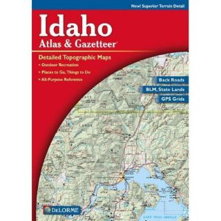 New Idaho Atlas and Gazetteer Delorme EDT Rand Mcna 0899332846