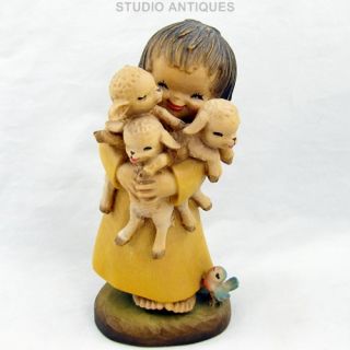 ANRI SPRING ARRIVALS Vintage 6 JUAN FERRANDIZ Wood Figurine 