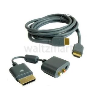 HDMI AV Cord Optical RCA Audio Toslink Adapter Cable for Xbox 360 HDTV 