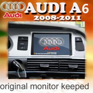 car DVD player with GPS navigation for AUDI A6 (2005 2011)/A8/Q7 