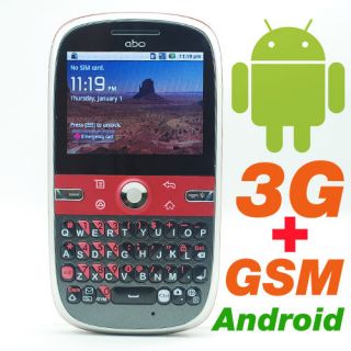    Android A GPS 3G Cell Phone Qwerty Keyboard AT T T mobile Unlocked