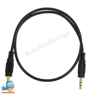 50cm 3 5mm Male to Male M M Stereo Audio Adapter Cable for  MP4 Car 