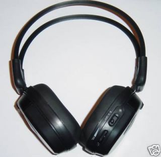 Dual CH Headphone for Rosen Audiovox Vizualogic Car DVD