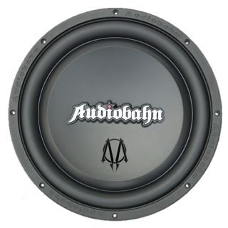 New Audiobahn AMW120H 12 900W Dual 4 Ohm Murdered Out Subwoofers