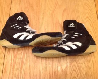 Adidas Wrestling Shoes Size 8 5 Black Vintage