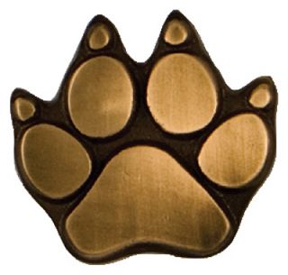 Michael Healy Designs Bronze Dog Paw Door Bell Ringer