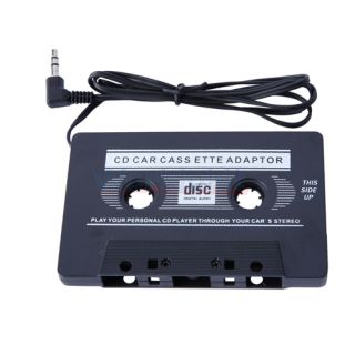 New Car Audio Cassette Tape Adapter Transmitters for  CD Black