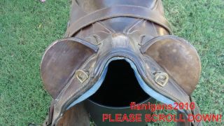 Leather Aussie Saddle Lots of PhotoS