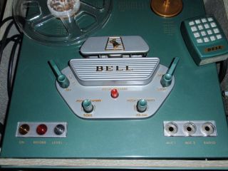 Vintage Portable 1956 Bell Reel to Reel Sound Recorder Player Model RT 