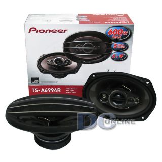 PIONEER TS A6994R 6x9 5 WAY CAR AUDIO SPEAKERS (PAIR)