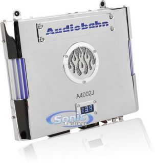 Audiobahn A4002J 500W 2 Channel Intake Series Power Car Amplifier Amp 