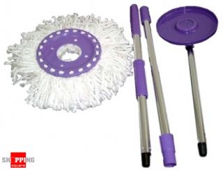 360 Degree Spinning MOP Make Mopping Go Easy Rotation Spin Dry
